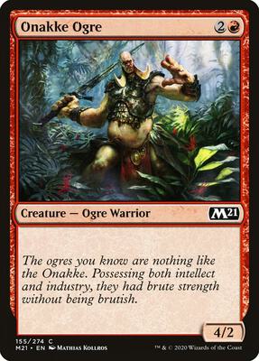 Onakke Ogre card from Core Set 2021