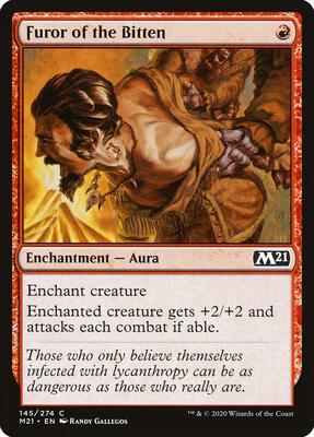 Furor of the Bitten card from Core Set 2021