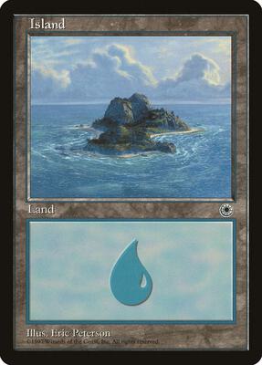Island (Beach Right) card from Portal