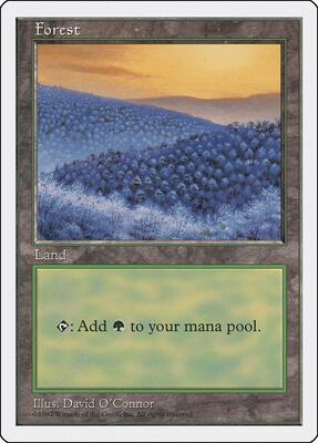 Forest (449) card from Fifth Edition