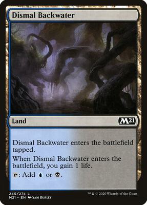 Dismal Backwater card from Core Set 2021