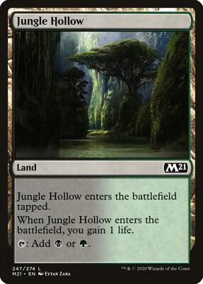 Jungle Hollow card from Core Set 2021