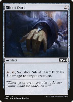 Silent Dart card from Core Set 2021