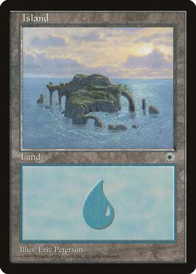 Island (Sea Arch) card from Portal
