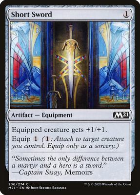 Short Sword card from Core Set 2021
