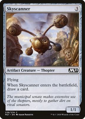 Skyscanner card from Core Set 2021