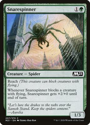 Snarespinner card from Core Set 2021