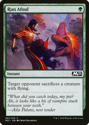 Run Afoul card from Core Set 2021
