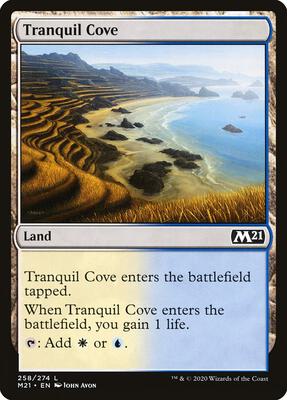 Tranquil Cove card from Core Set 2021