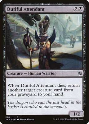 Dutiful Attendant card from Jumpstart