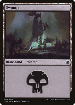 Swamp (054) card from Jumpstart