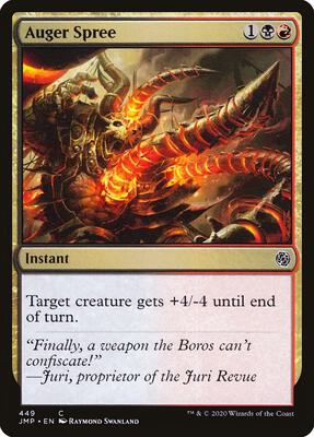 Auger Spree card from Jumpstart