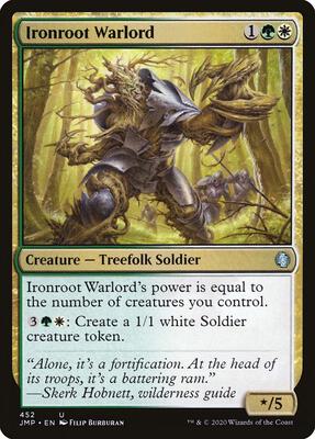 Ironroot Warlord card from Jumpstart