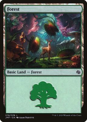Forest (076) card from Jumpstart