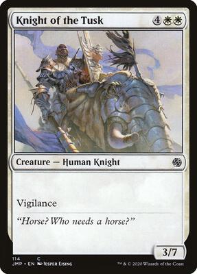 Knight of the Tusk card from Jumpstart