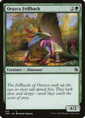 Orazca Frillback card from Jumpstart