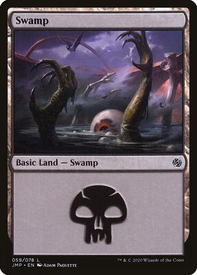 Swamp (059) card from Jumpstart