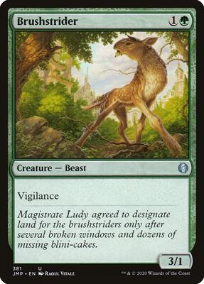 Brushstrider card from Jumpstart