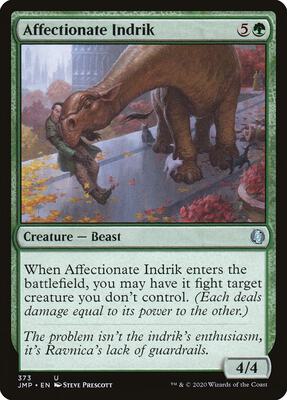 Affectionate Indrik card from Jumpstart