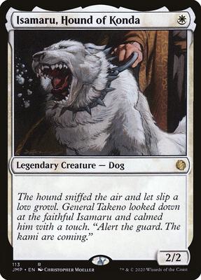 Isamaru, Hound of Konda card from Jumpstart