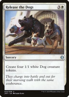 Release the Dogs card from Jumpstart