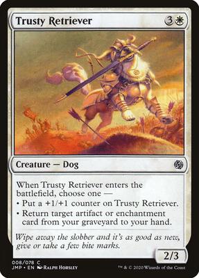 Trusty Retriever card from Jumpstart