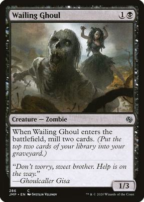 Wailing Ghoul card from Jumpstart