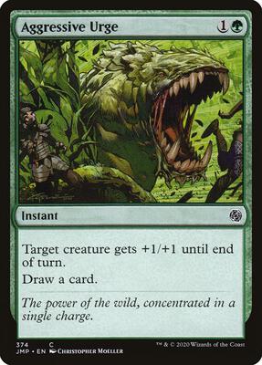 Aggressive Urge card from Jumpstart