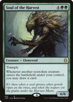 Soul of the Harvest card from Jumpstart