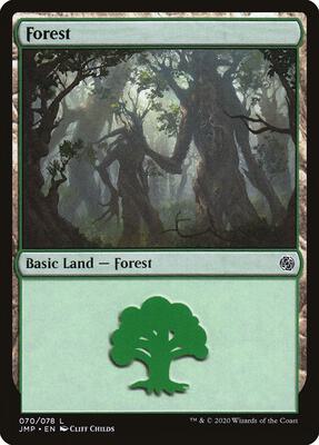Forest (070) card from Jumpstart