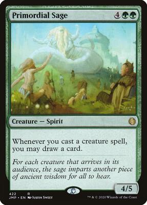 Primordial Sage card from Jumpstart