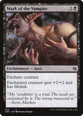 Mark of the Vampire card from Jumpstart