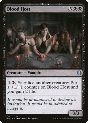 Blood Host card from Jumpstart