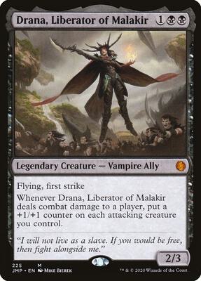 Drana, Liberator of Malakir card from Jumpstart