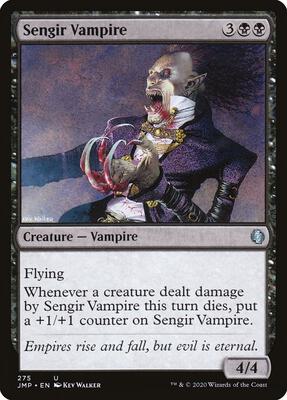Sengir Vampire card from Jumpstart