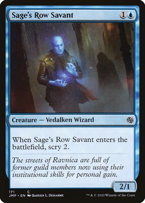 Sage's Row Savant card from Jumpstart