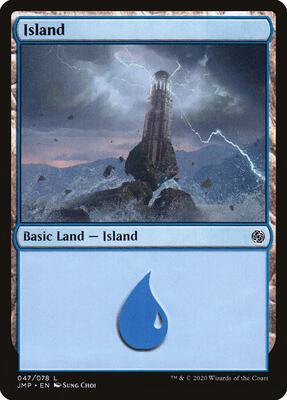 Island (047) card from Jumpstart