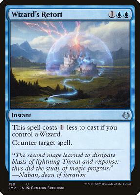 Wizard's Retort card from Jumpstart