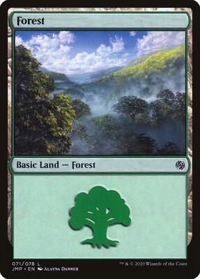 Forest (071) card from Jumpstart