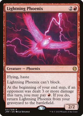 Lightning Phoenix card from Jumpstart