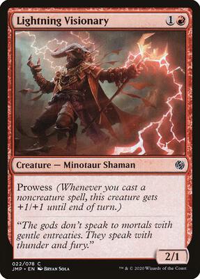 Lightning Visionary card from Jumpstart