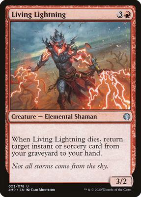 Living Lightning card from Jumpstart