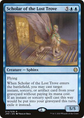 Scholar of the Lost Trove card from Jumpstart