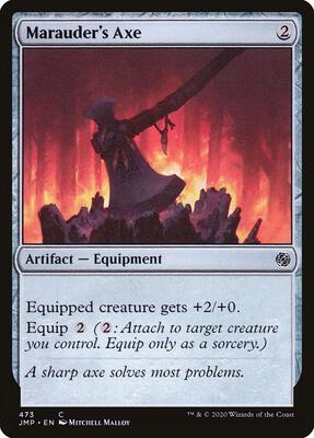 Marauder's Axe card from Jumpstart