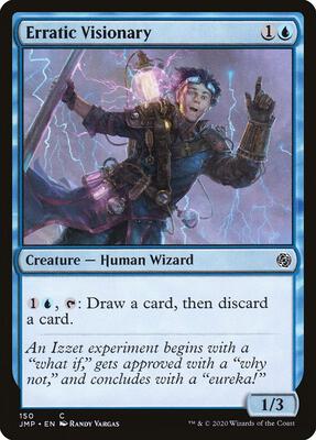 Erratic Visionary card from Jumpstart