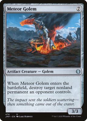 Meteor Golem card from Jumpstart