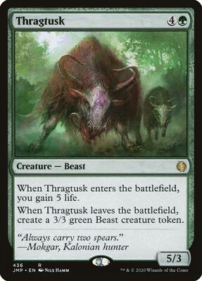 Thragtusk card from Jumpstart
