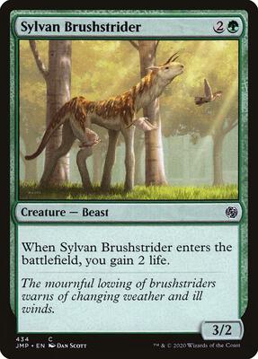 Sylvan Brushstrider card from Jumpstart