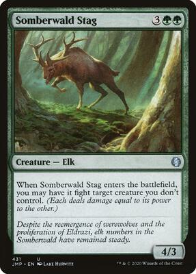 Somberwald Stag card from Jumpstart