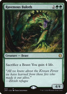 Ravenous Baloth card from Jumpstart